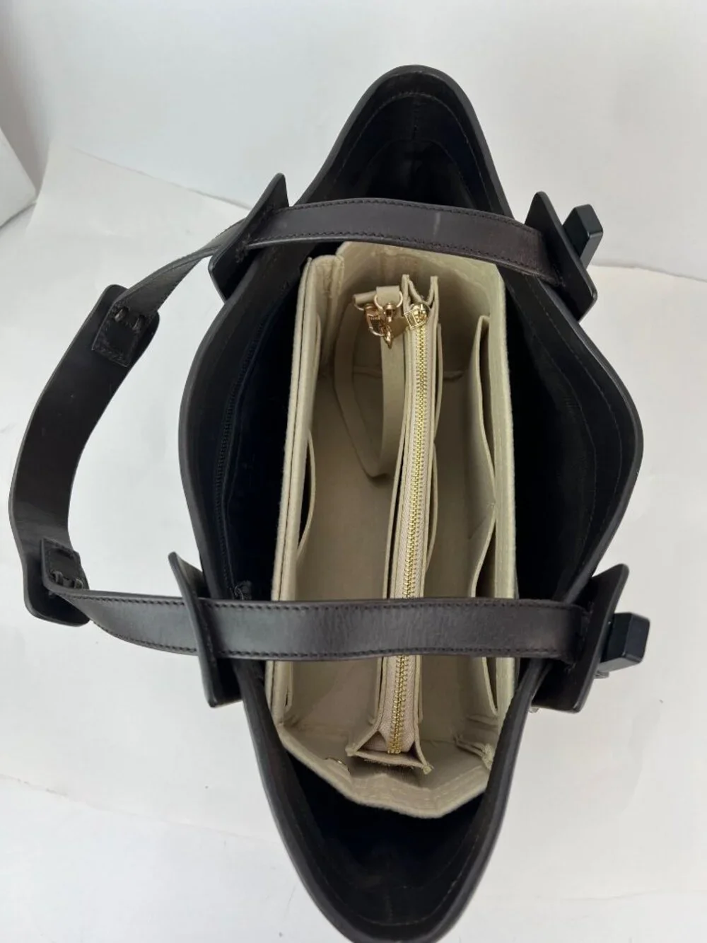 Gucci GG Canvas Dark Brown Tote
